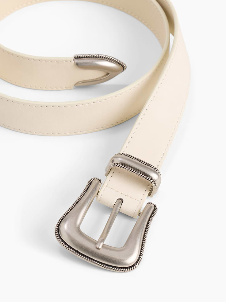 Image number 2 showing, Vegan-Suede Western Belt