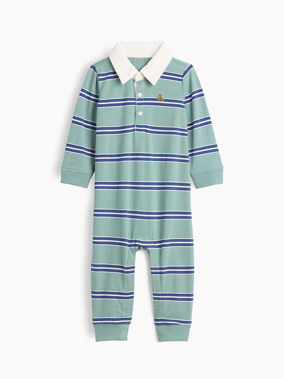 Baby Brannan Bear Rugby Polo One-Piece