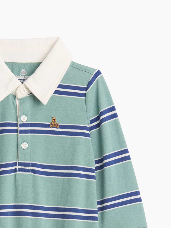Baby Brannan Bear Rugby Polo One-Piece