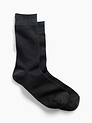 Gap Factory Men's Dress Socks Gray Black Herringbone One Size