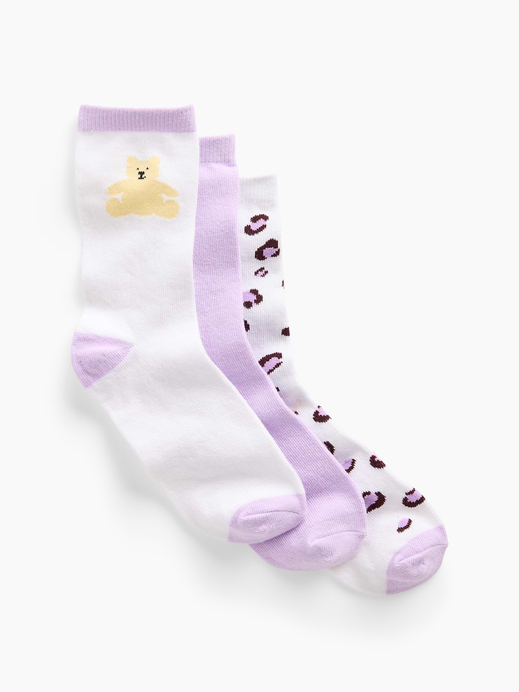 Image number 1 showing, Kids Crew Socks (3-Pack)