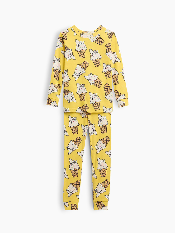 Image number 1 showing, babyGap Peanuts Print PJ Set