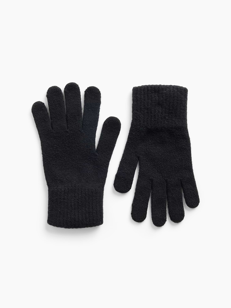 Image 1 of 1, Plush like cashmere. Easier than anything. With a lightweight layer-able feel & brushed for softness., Soft cotton-blend knit., Works with touchscreen devices., This product was made in a factory that invests in gender equity and women’s empowerment through RISE. Learn more at, Product #1178052