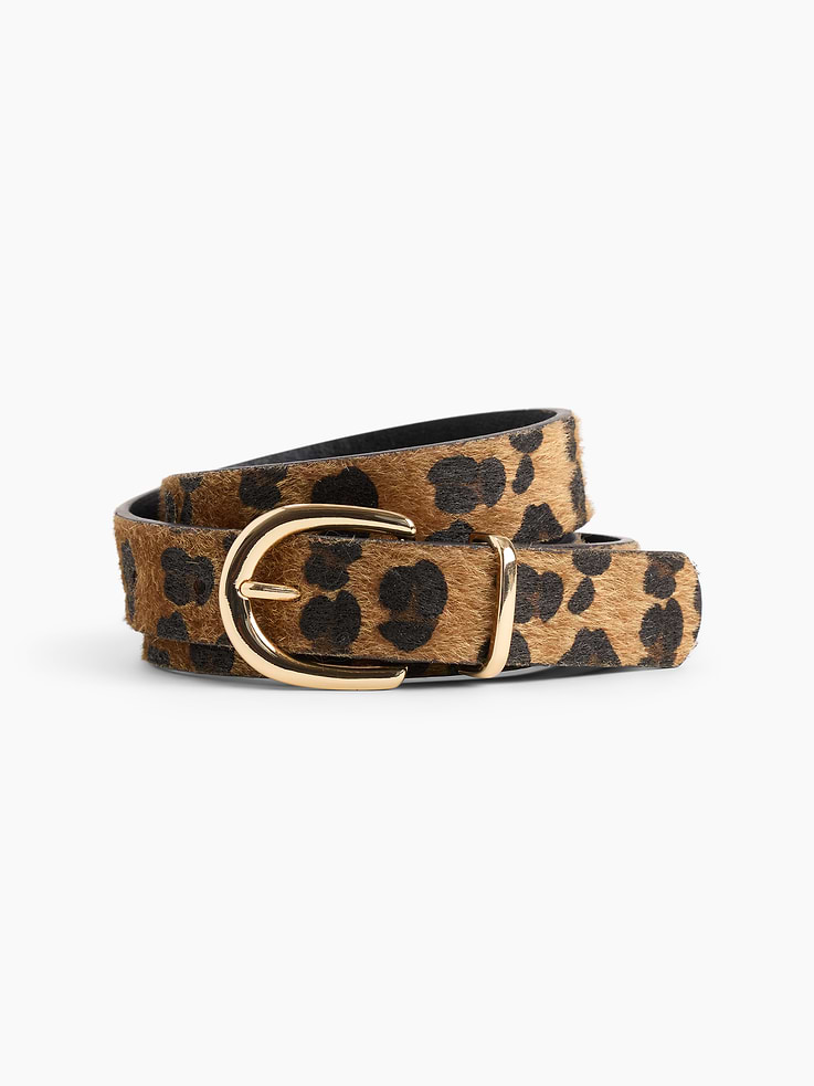 Image number 1 showing, Print Vegan-Leather Belt
