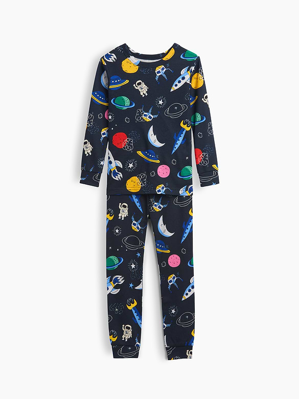 Kids & babyGap Space Print PJ Set