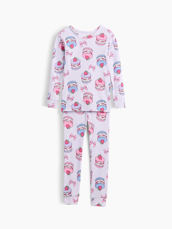 Kids & babyGap Macaroon Print PJ Set