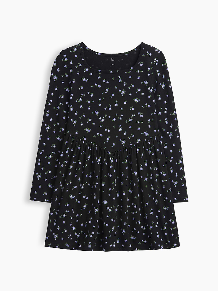 Image number 1 showing, Kids Print Squareneck Dress