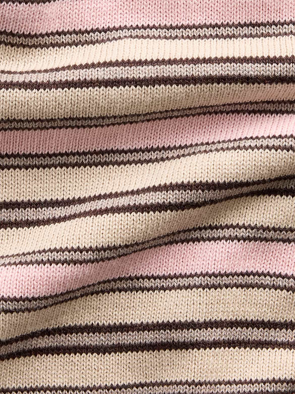100% Cotton Relaxed Polo Sweater