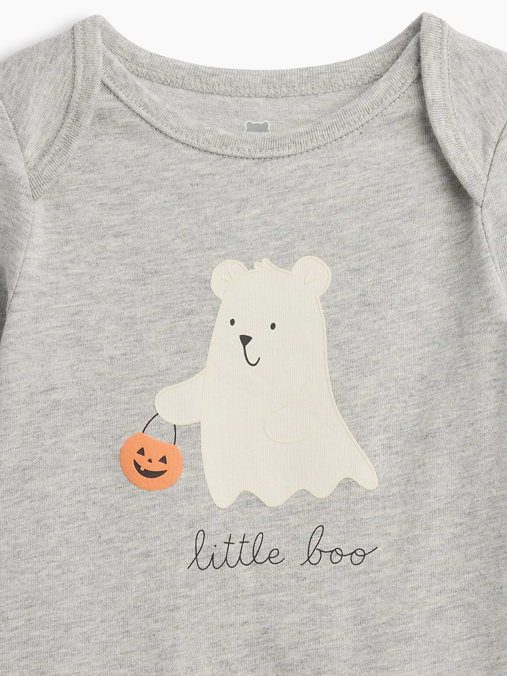 Image number 3 showing, Baby First Favorites Organic Cotton Halloween Bear Bodysuit