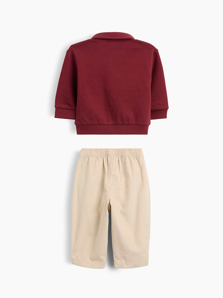 Image number 2 showing, Baby VintageSoft Polo Outfit Set