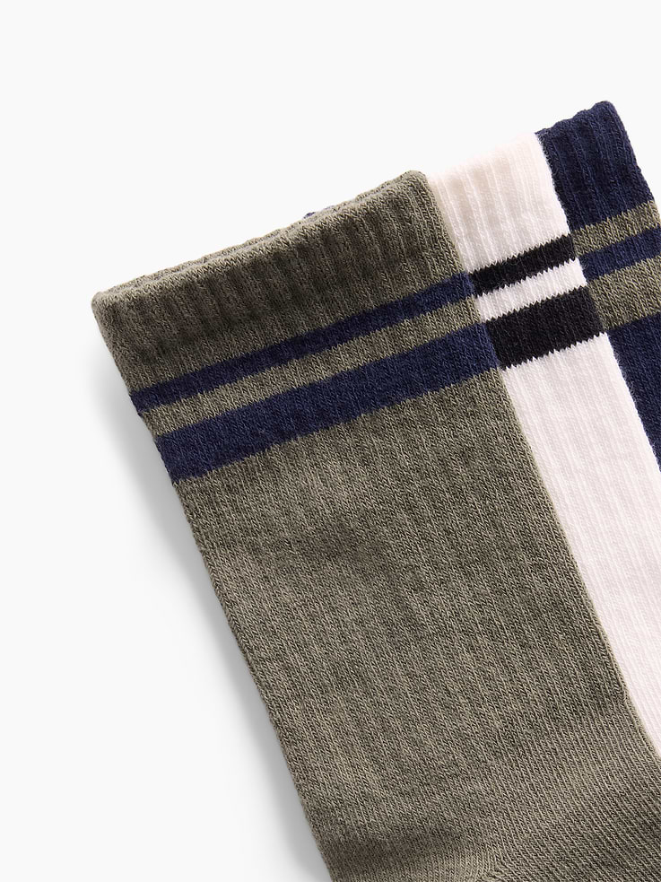 Image number 2 showing, Kids Varsity Crew Socks (3-Pack)