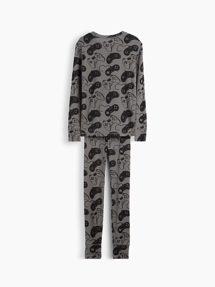Image number 2 showing, Kids Organic Brushed Cotton PJ Set