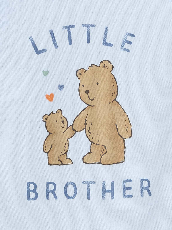 Baby Organic Cotton Family Graphic Bodysuit