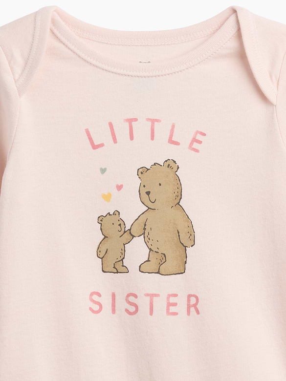 Baby Organic Cotton Family Graphic Bodysuit