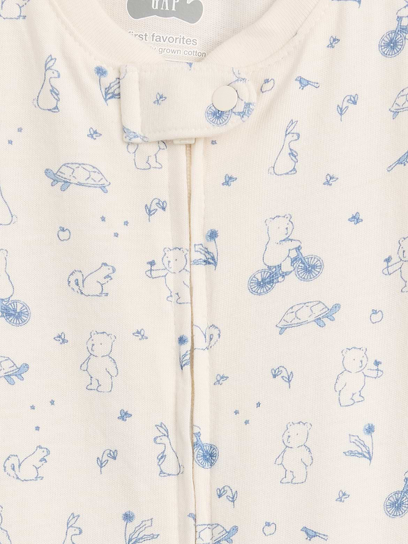 Baby First Favorites Organic Cotton Footed One-Piece