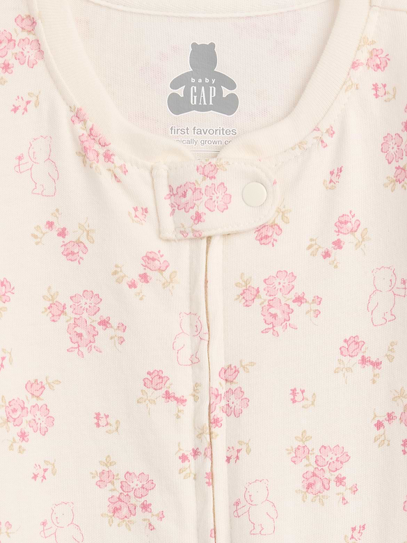 Baby First Favorites Organic Cotton Footed One-Piece