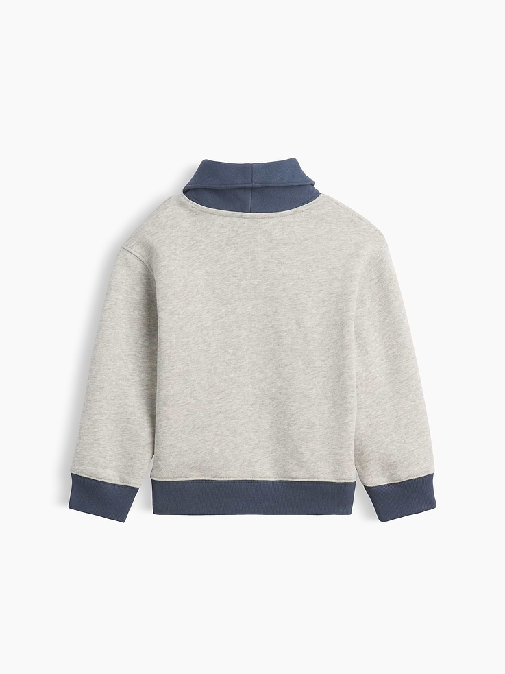 Image number 2 showing, Baby & Toddler VintageSoft Varsity Shawl Cardigan