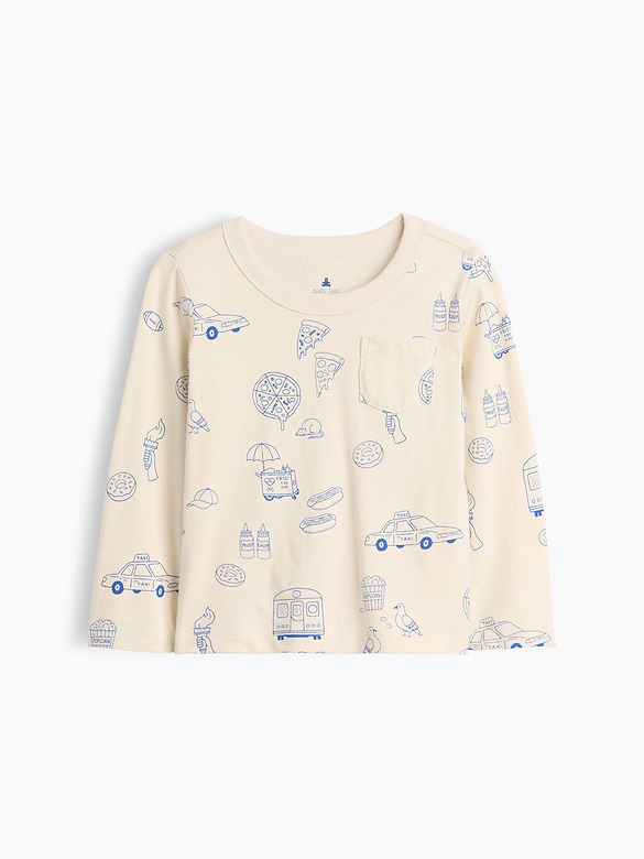 Baby & Toddler Mix & Match Print Pocket T-Shirt