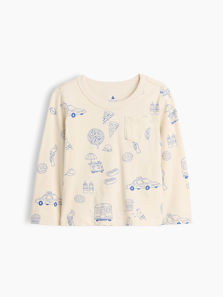 Image number 2 showing, Baby & Toddler Mix & Match Print Pocket T-Shirt