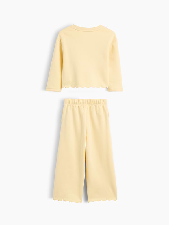 Baby & Toddler VintageSoft Scalloped Sweat Set