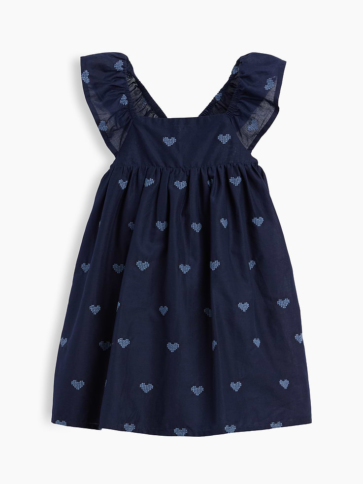 Image number 2 showing, Baby & Toddler Embroidered Flutter-Sleeve Dress