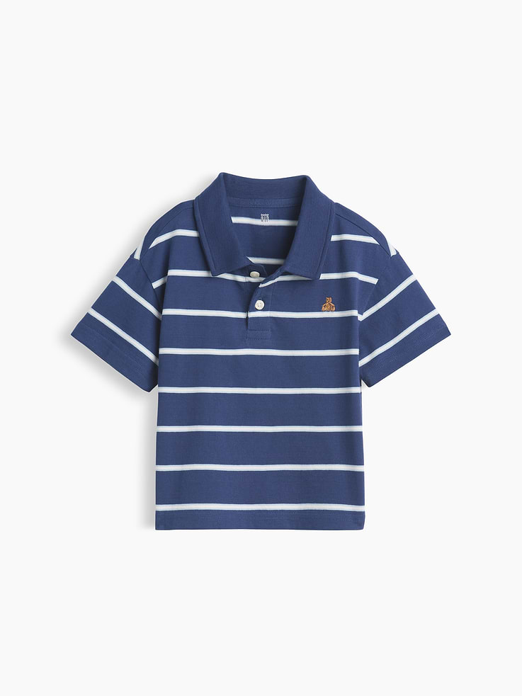 Image number 1 showing, Baby & Toddler Boxy Polo Shirt