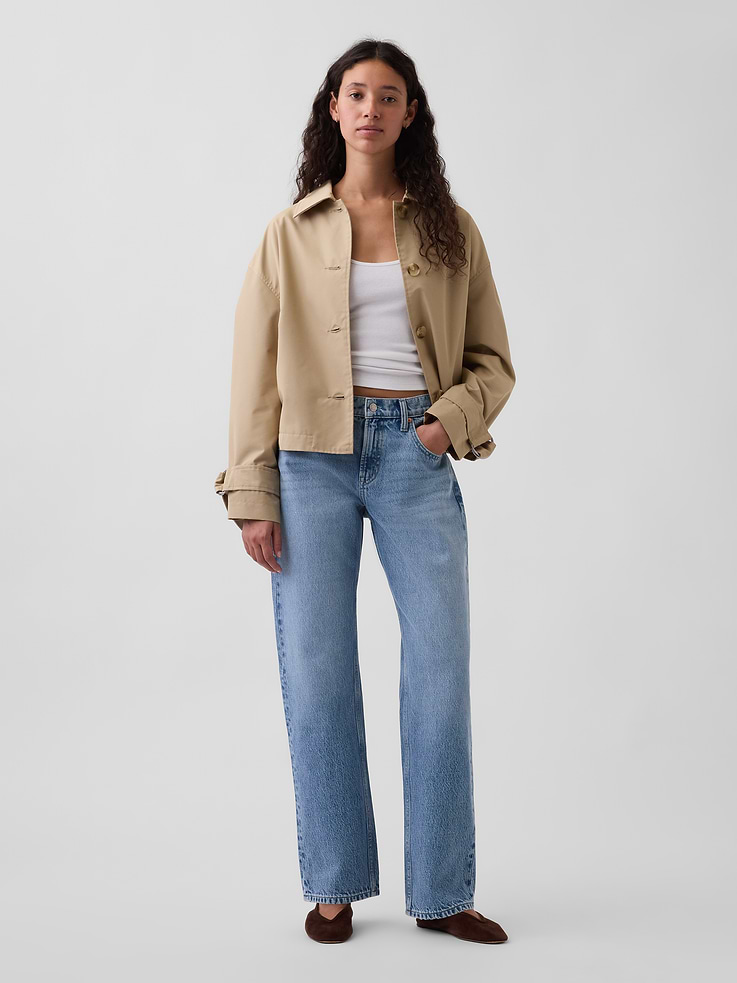 Image number 1 showing, Mid Rise Straight Taper Jeans