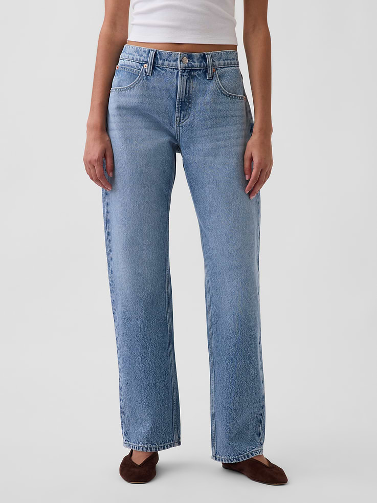 Image number 2 showing, Mid Rise Straight Taper Jeans