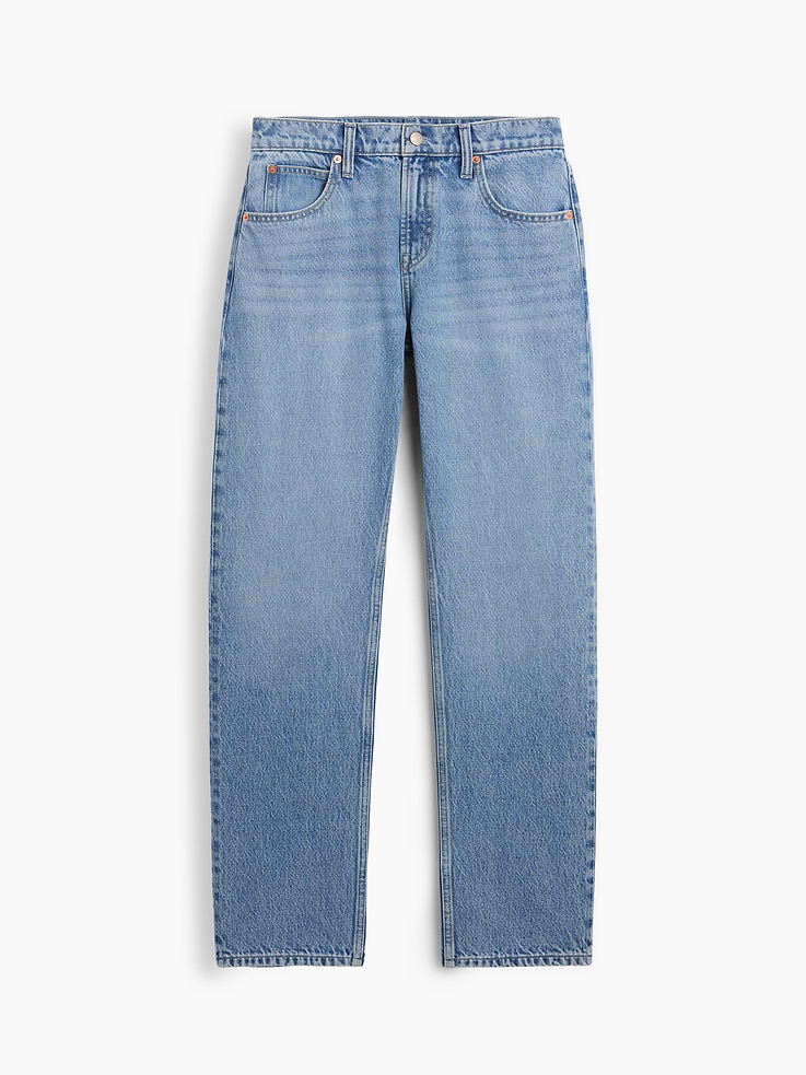 Image number 6 showing, Mid Rise Straight Taper Jeans