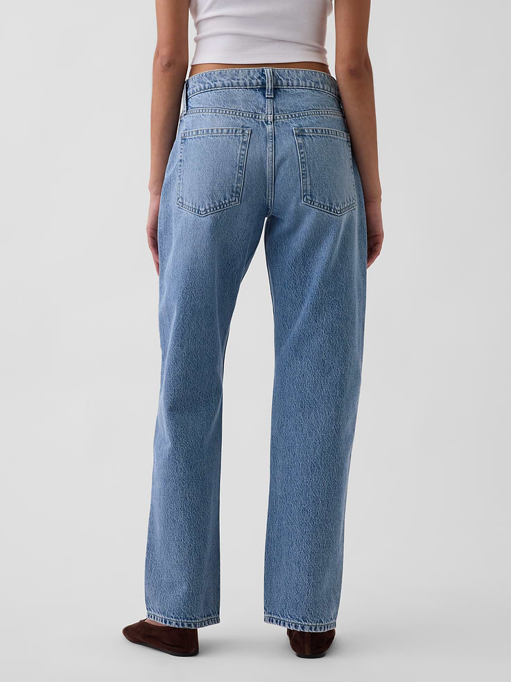 Image number 4 showing, Mid Rise Straight Taper Jeans