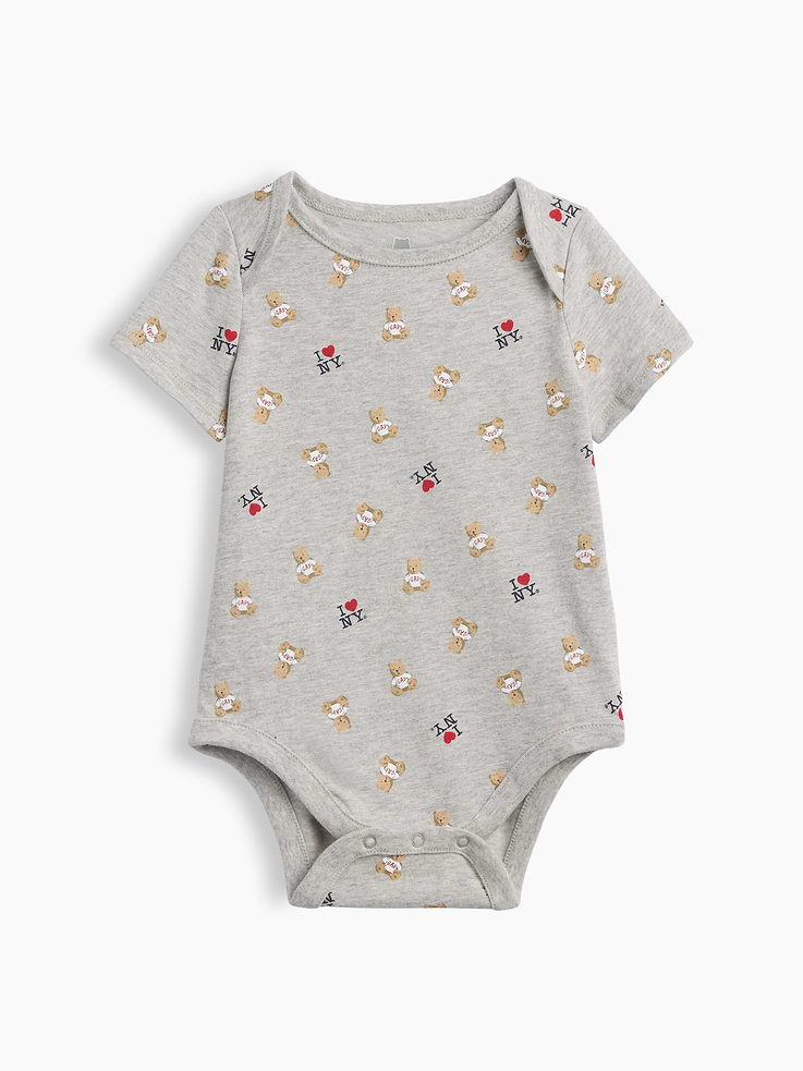 Image number 1 showing, Baby Organic Cotton I Heart NY Bodysuit
