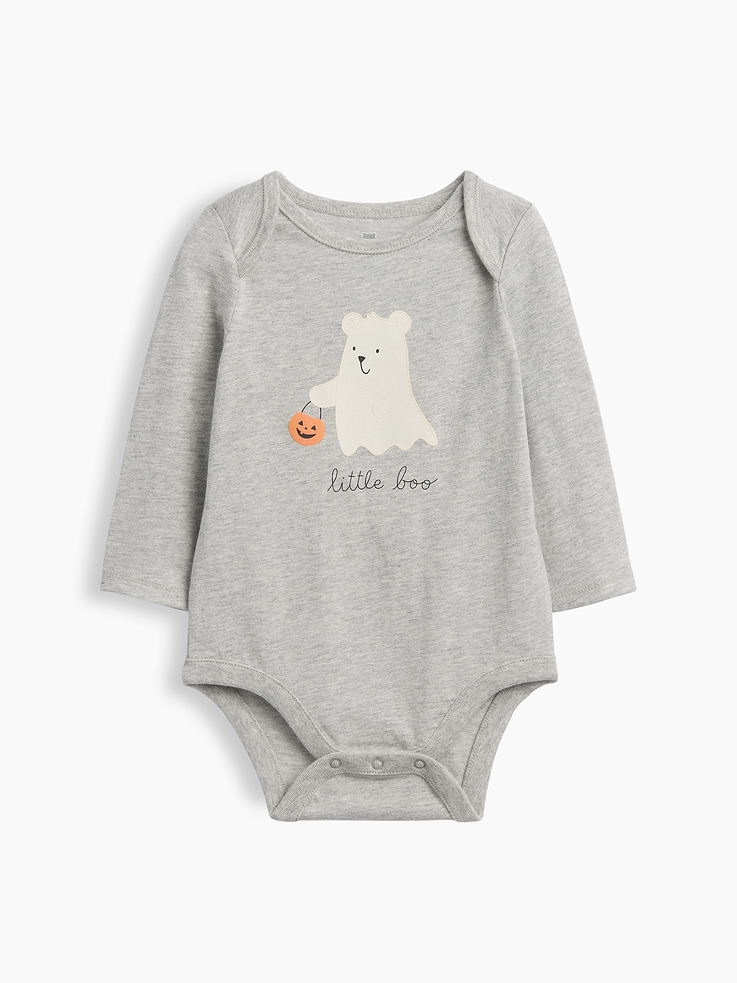 Image number 1 showing, Baby First Favorites Organic Cotton Halloween Bear Bodysuit