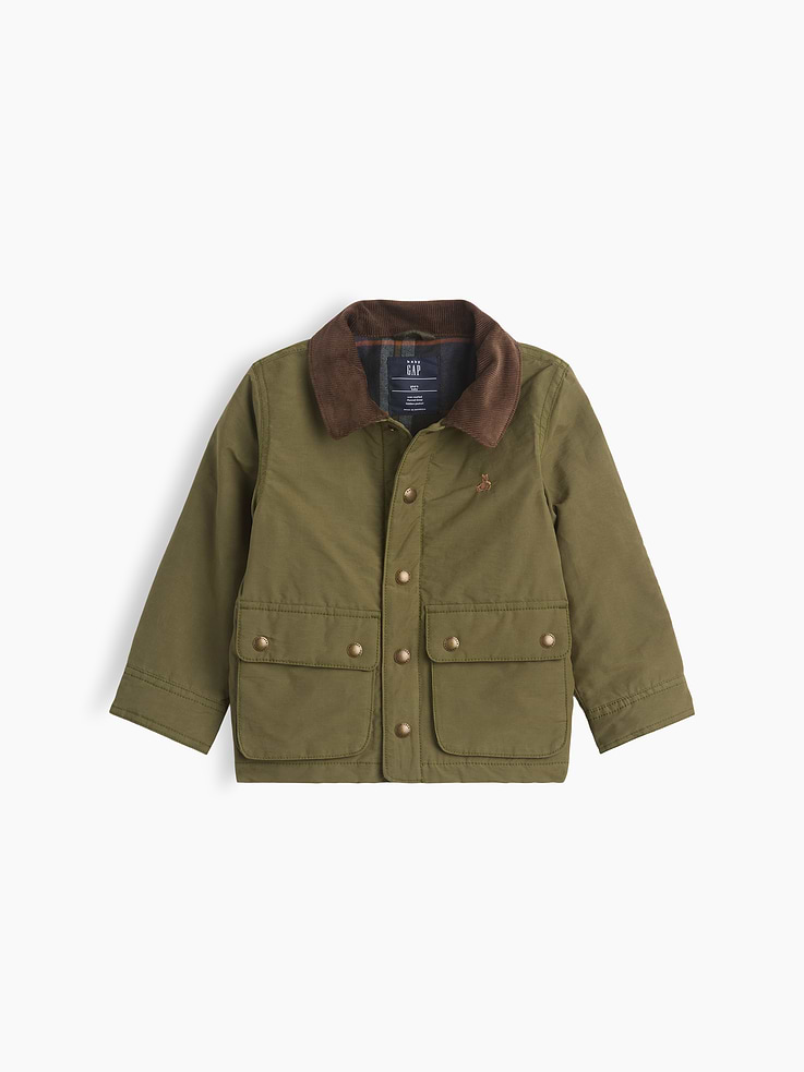 Image number 1 showing, Baby & Toddler Waxed Jacket