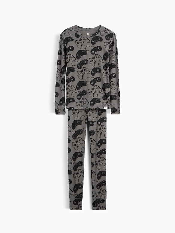 Kids Organic Brushed Cotton PJ Set