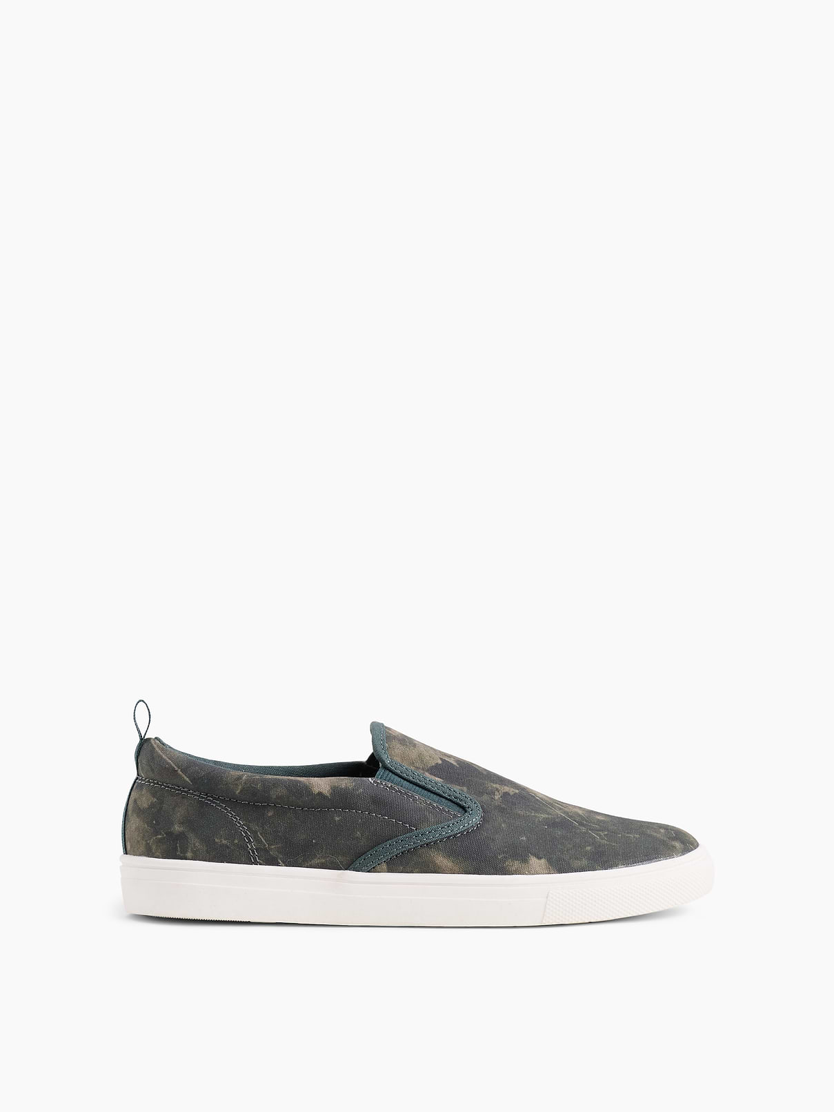 Kids Canvas Camo Slip-On Sneakers