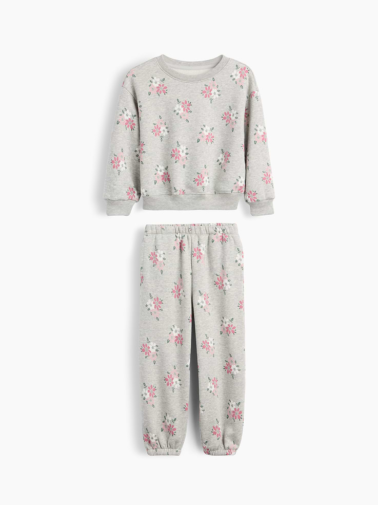 Image number 1 showing, Baby & Toddler VintageSoft Floral Sweat Set