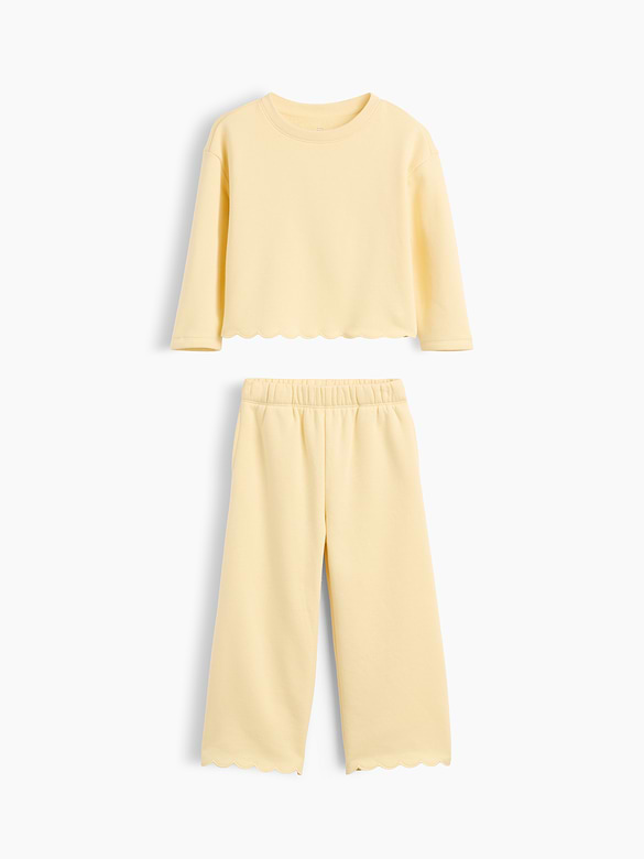 Baby & Toddler VintageSoft Scalloped Sweat Set
