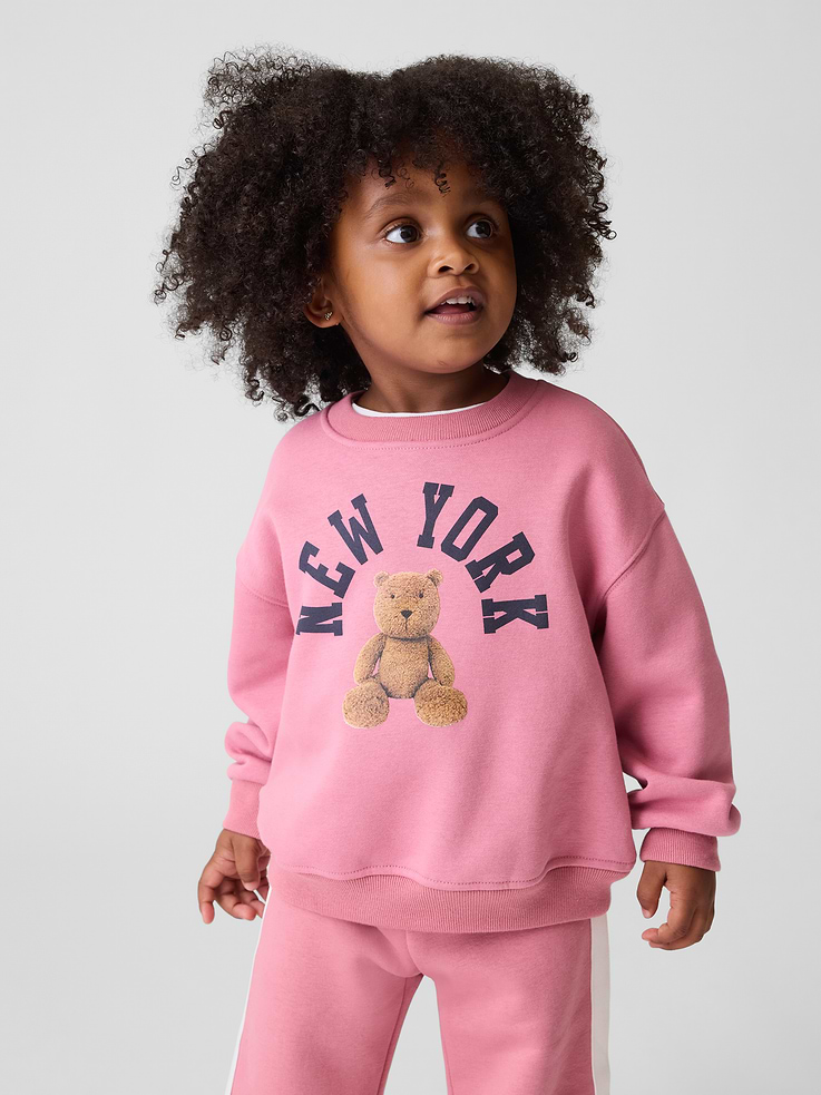 Image number 1 showing, Baby & Toddler VintageSoft Graphic Sweatshirt