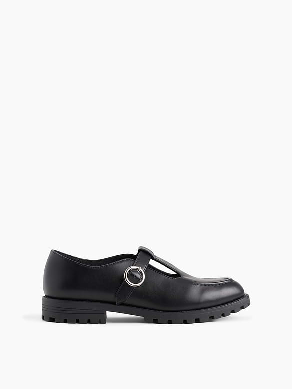 Kids T-Strap Loafers
