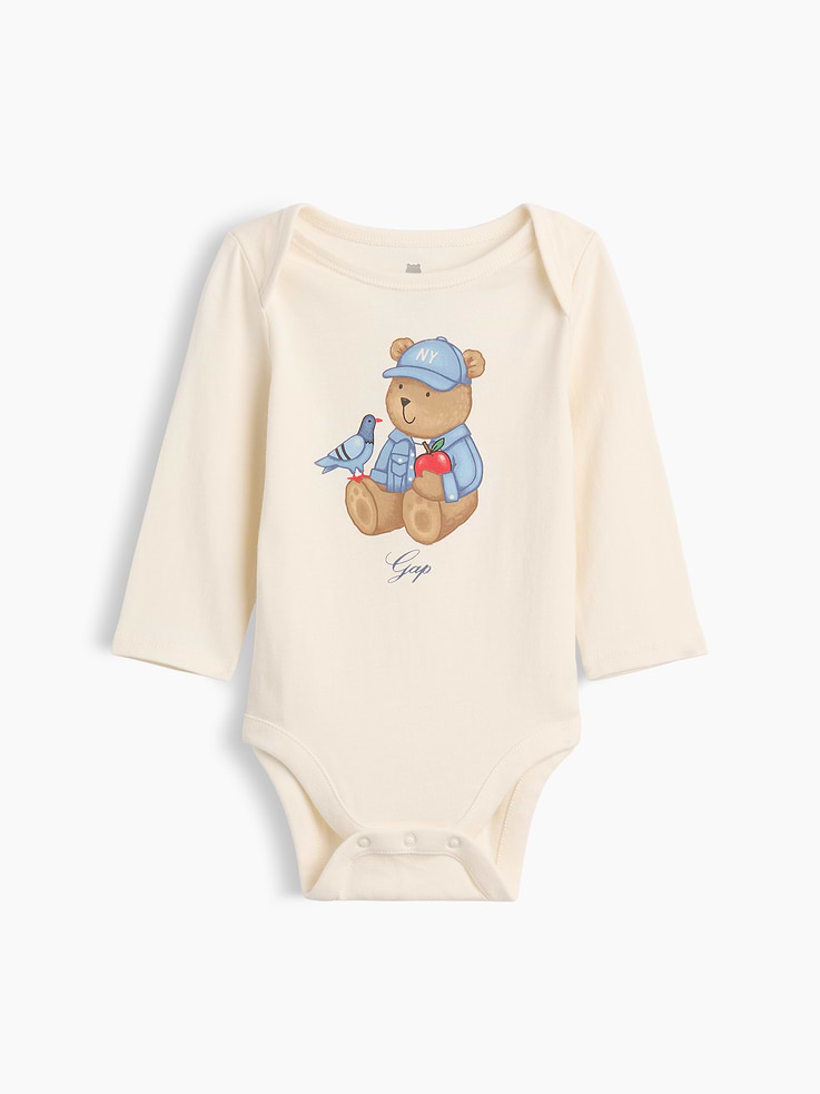 Image number 1 showing, Baby First Favorites Organic Cotton Graphic Bodysuit