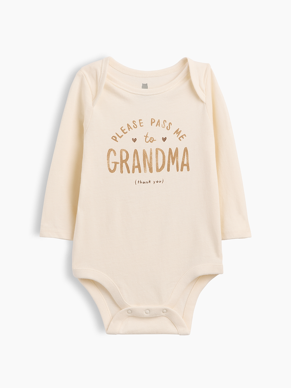 Baby Organic Cotton Family Graphic Bodysuit