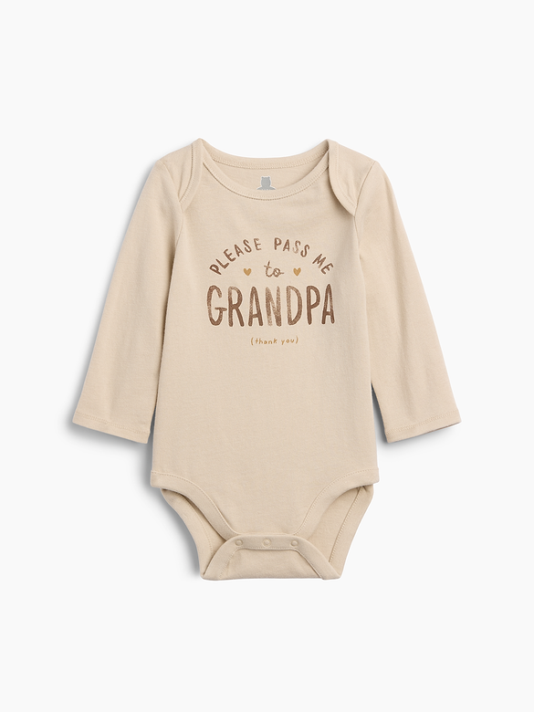 Baby Organic Cotton Family Graphic Bodysuit