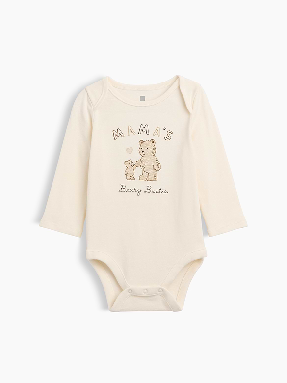 Baby Organic Cotton Family Graphic Bodysuit