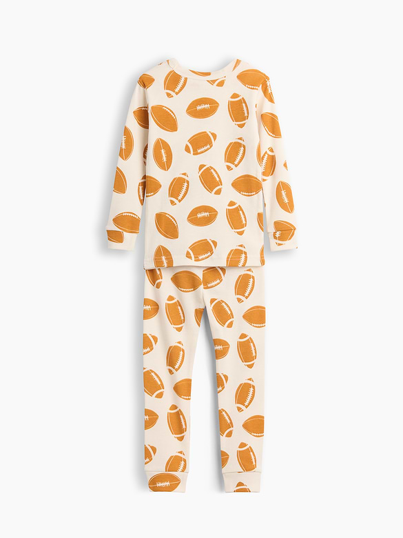 Baby & Toddler Organic Brushed Cotton Football PJ Set