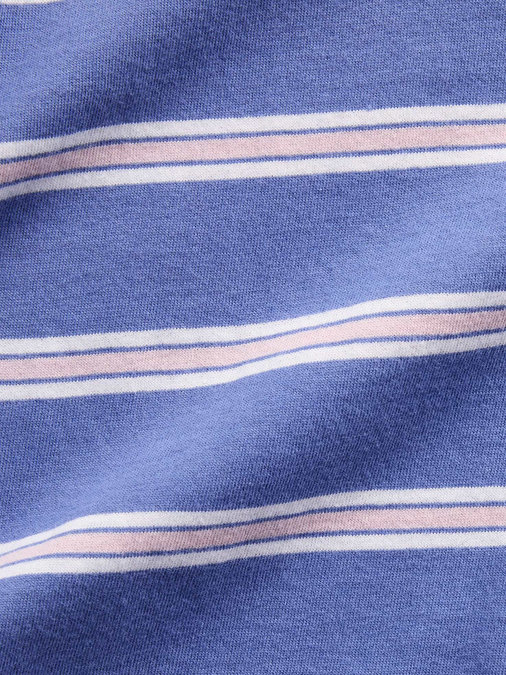 L'image numéro 4 présente T-shirt surdimensionné à coupe droite et à rayures pour Enfant