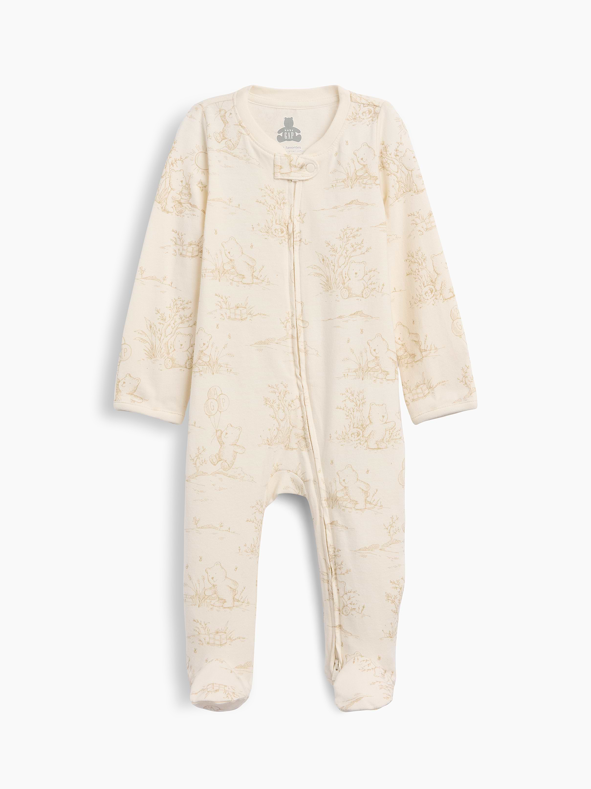 Baby First Favorites Organic Cotton Footed One-Piece