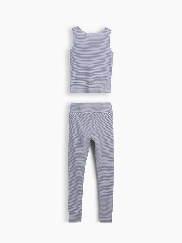 Kids Organic Brushed Cotton Tank & Leggings PJ Set