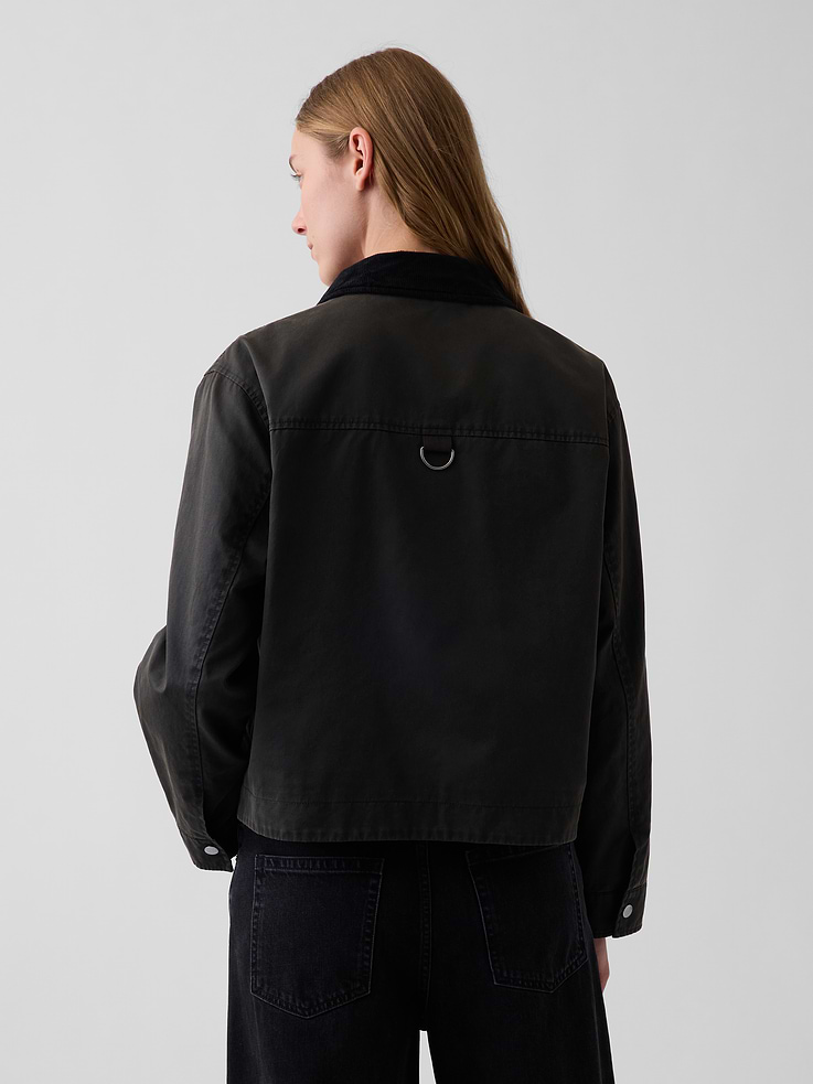 Image number 3 showing, Waxed Canvas Barn Jacket