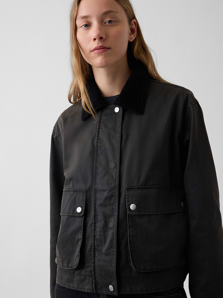 Image number 4 showing, Waxed Canvas Barn Jacket