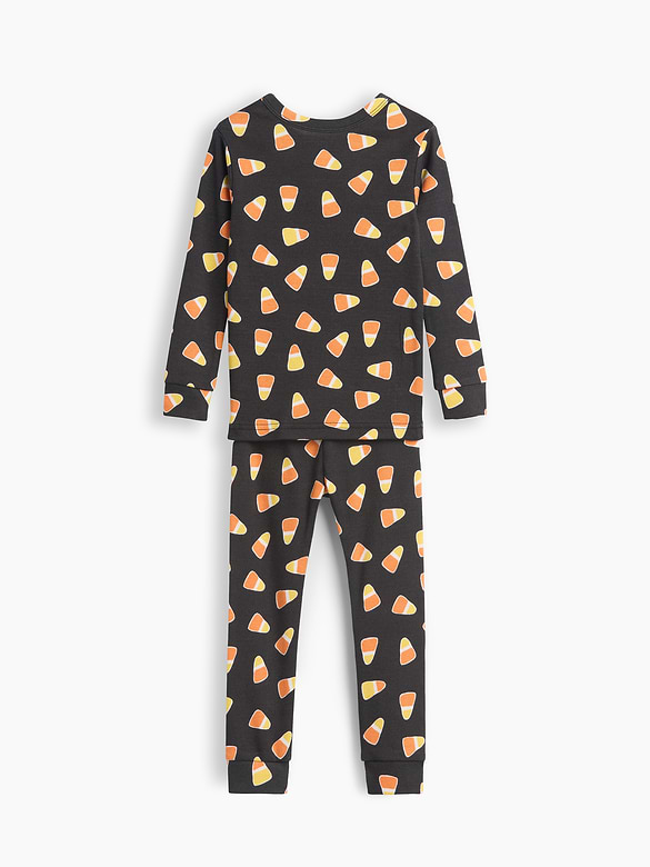Baby & Toddler Organic Brushed Cotton Candy Corn PJ Set
